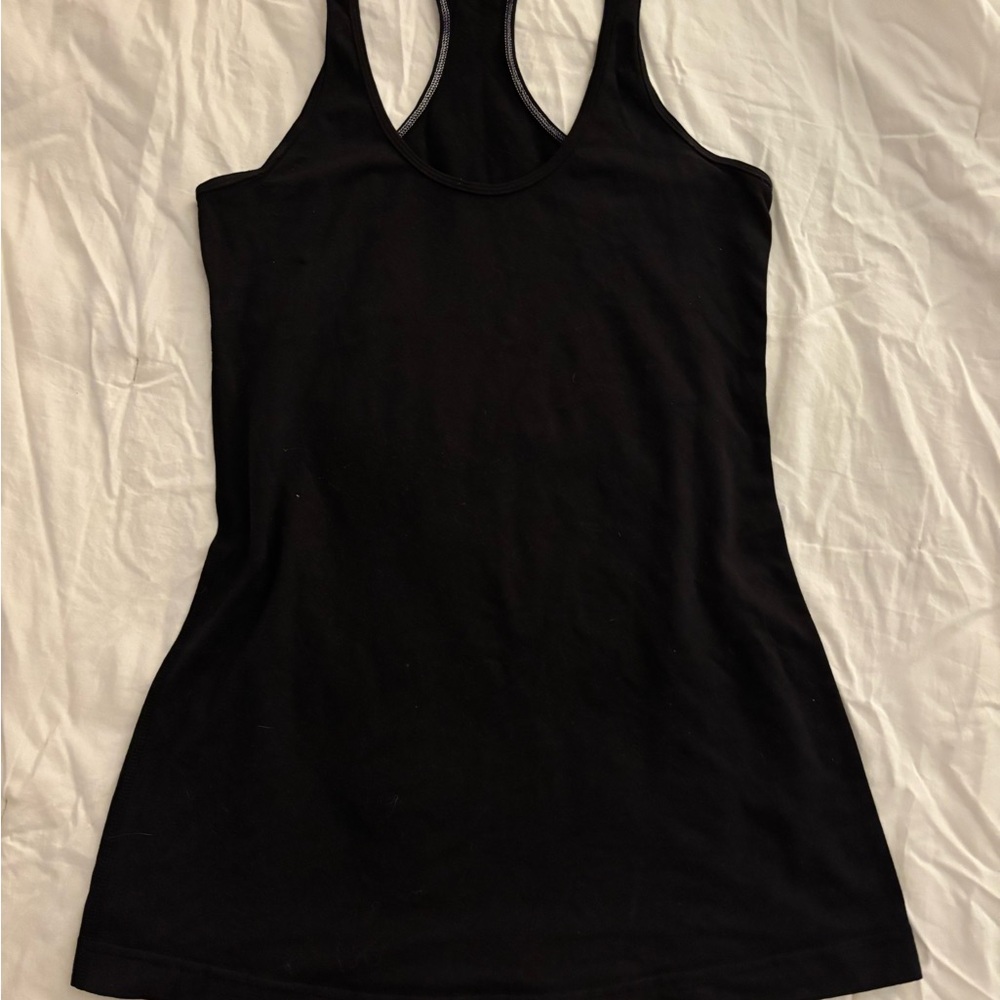 Lululemon Black Racerback Tank Top